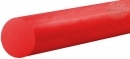 Poliamid 6-GSL pręt czerwony  50mm długość ...
